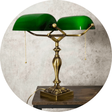 Vintage style table lamps
